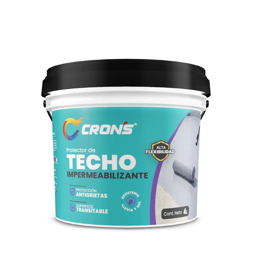 Pintura Protector de Techo Impermeabilizante Crons - Línea Construccion Crons