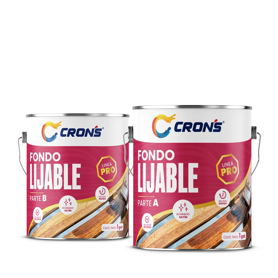 Pintura Fondo Lijable Crons - Línea Madera Crons