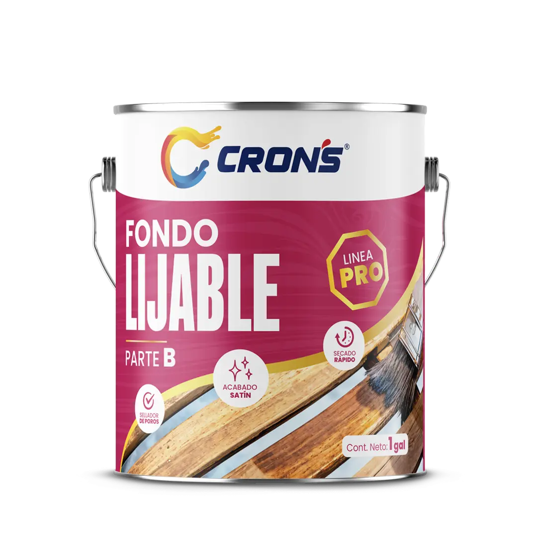 Pintura Fondo Lijable Parte A-B Crons - Pinturas Crons