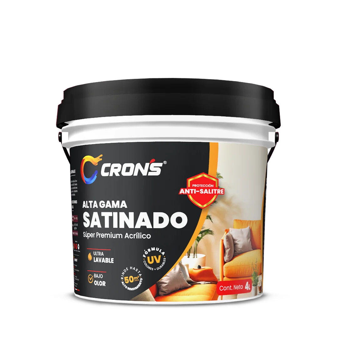 Pintura Látex Satinado Crons - Pinturas Crons