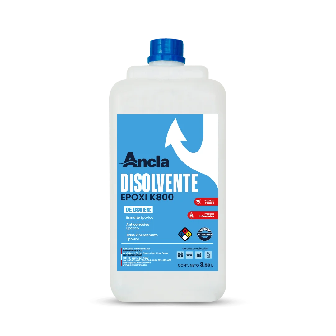 Pintura Disolvente Epóxico K-800 Ancla - Línea Marina Crons